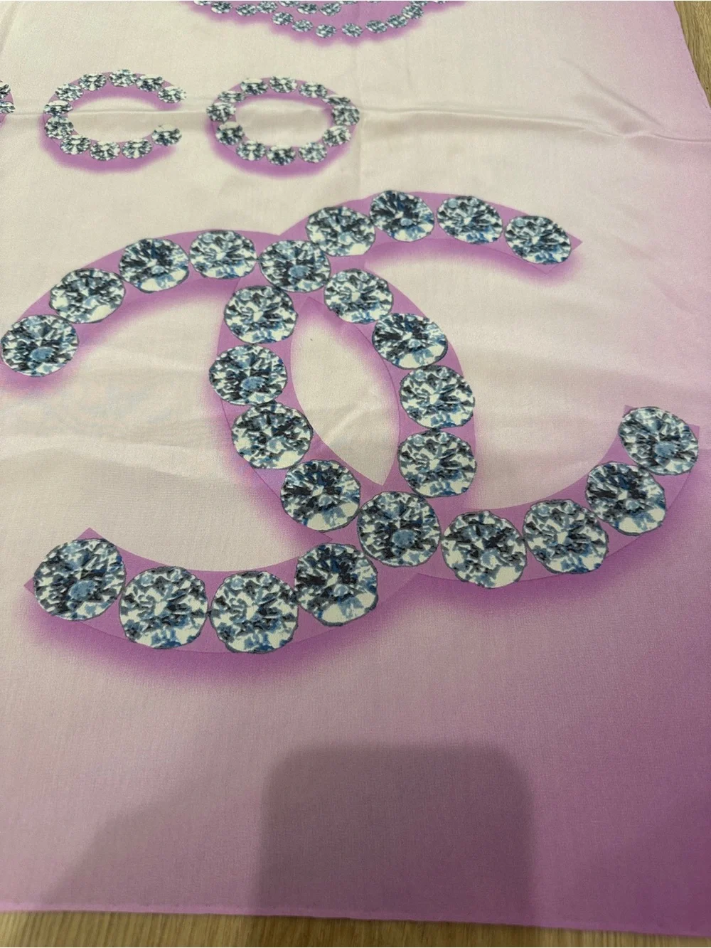 Vintage Authentic Chanel silk scarf